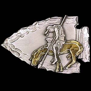 Belt Buckle - End of the Trail/Arrowhead